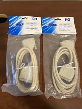 NEW HP IEEE 1284 Cable 2m A-B Centronics 36 DB 25 Model C2950A Lot of 2 NIP NOS
