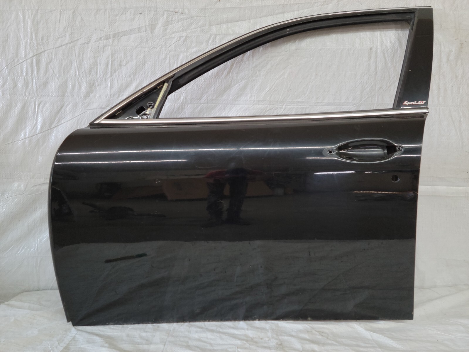 2005-2008 Maserati Quattroporte Front Left Door Shell Panel Black OEM