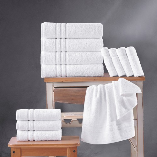 Premium Bath Towel- 100% Cotton Towel 600 GSM Perfect for Daily Use (Set of 4) - Picture 4 of 88