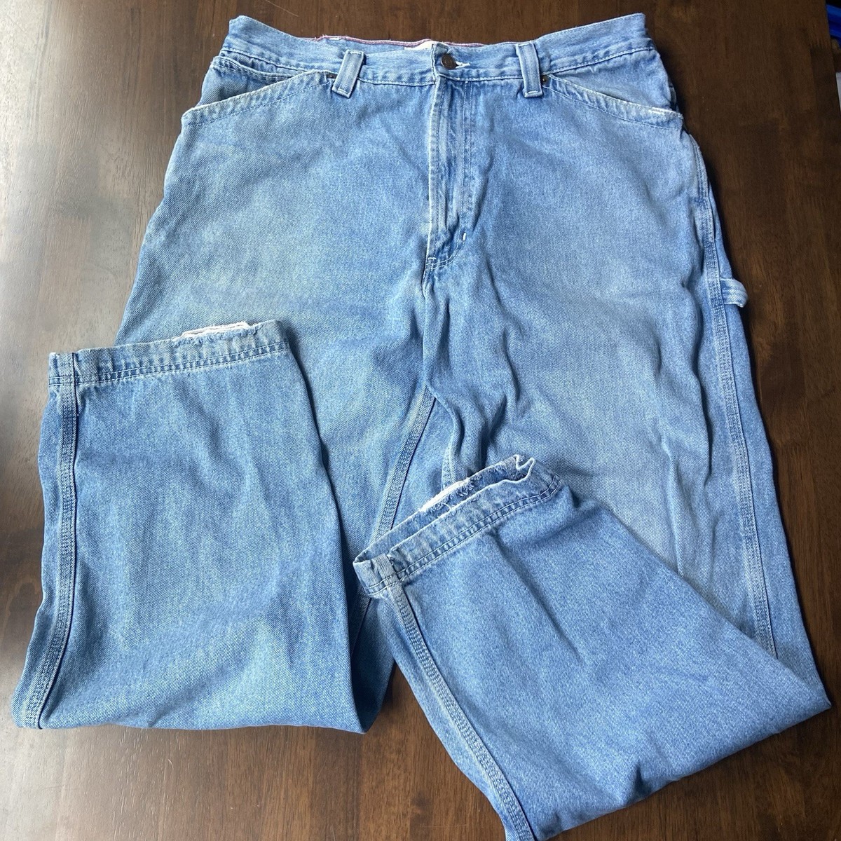 Gap Carpenter Jeans Mens 36x31 Blue Denim Light Wash Vintage 90s