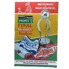 Brentford v Wigan Athletic;  Freight Rover Trophy Final,  1st June 1985