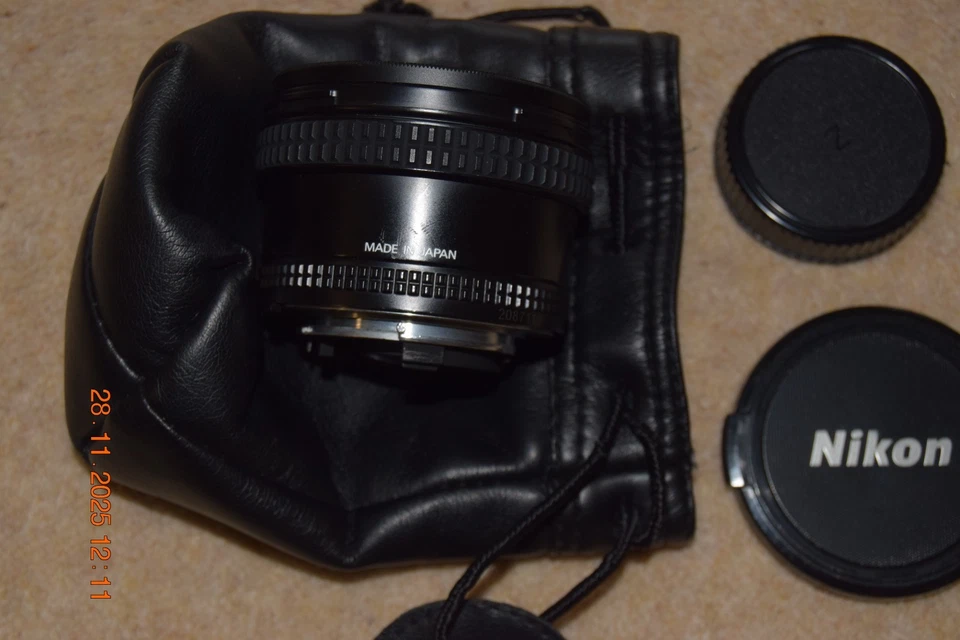 Nikon AF Nikkor 20mm F2.8 Ultra Wide Angle Lens & Nikon L37c Filter - Very Nice - Image 2 of 4