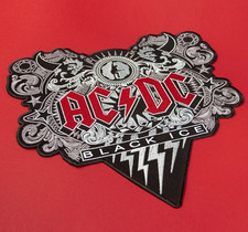 AC/DC Black Ice Music Rock Band Embroidered Back Patch Iron on