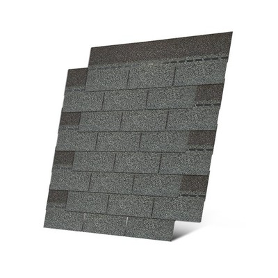 Roofing Shingles 3-Tab (Gray) 8-Pack 39.4''x13.1'',Asphalt Shingles for House S...