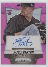 2014 Panini Prizm Purple Prizm /99 James Paxton #JP Auto 18t1