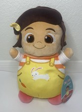 Cocomelon HugMees Squishmallow Nina Plush Yellow Overalls Moonbug Plushie 11