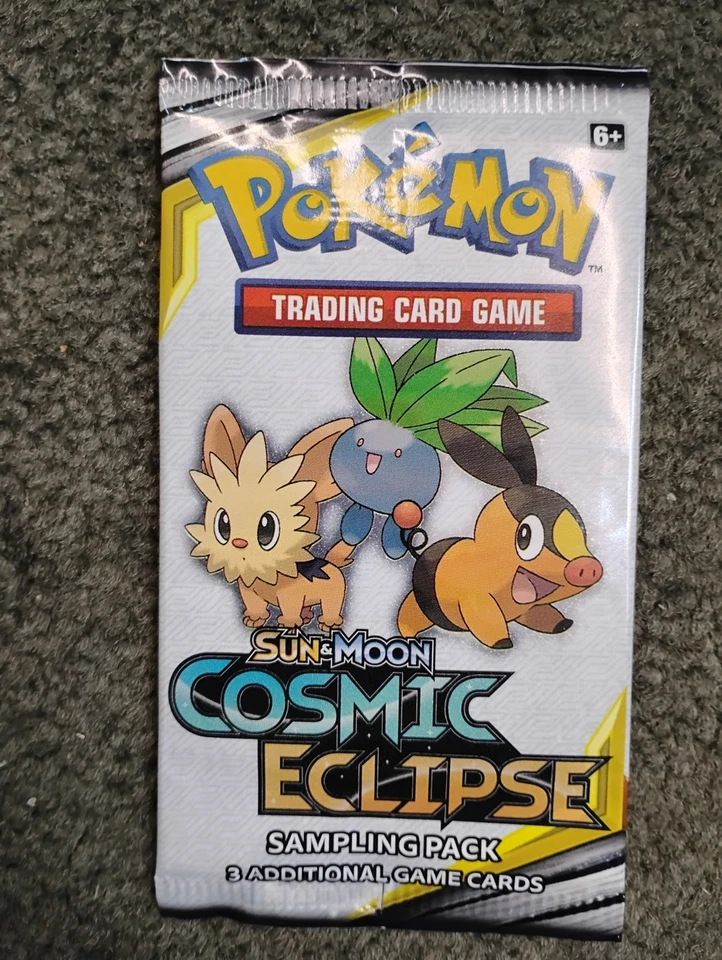 LOT OF 100 PACKS Pokemon Cosmic Eclipse Sampling Packs Sealed 3 Cards In 1 Pack - Image 3 of 4