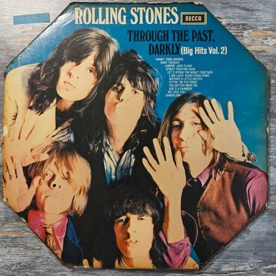 RARE Rolling Stones Through The Past Darkly UK Decca SKL 5019 Stereo LP VG