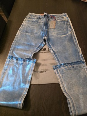Armor Jeans Staked Denim Standars Fit Men s 34x36 Reflective Jeans NWT