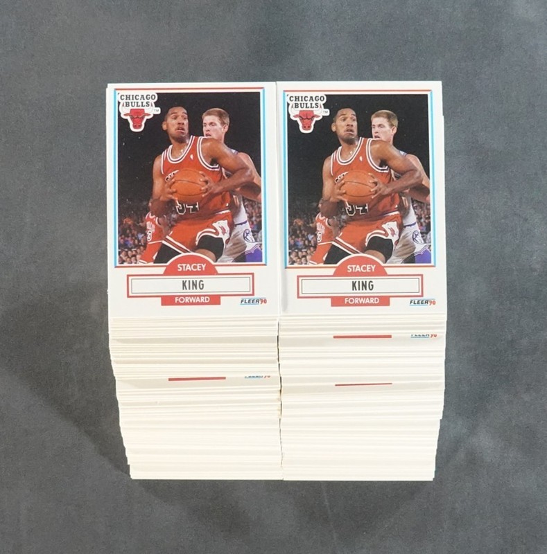 1990 FLEER #27 STACEY KING RC LOT OF 215 MINT