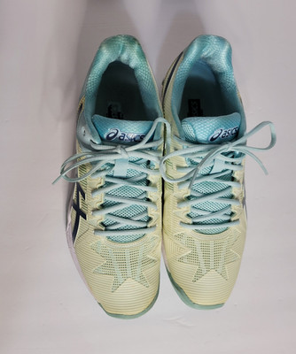ASICS Gel-Solution Speed 3 Women s Tennis Shoes US 8.5 M Light Blue Cream