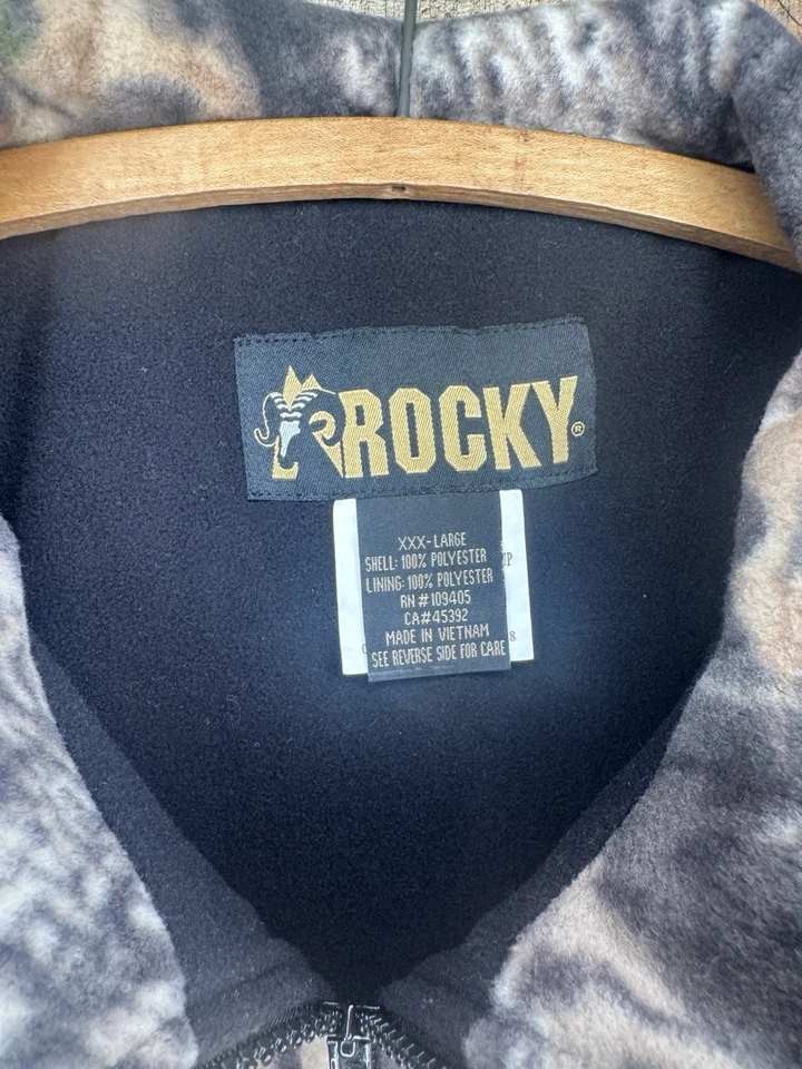 Rocky Mossy Oak Camo Fleece Vest Battery Heated NEW XXXL Hunting *NO BATTERY* - Image 3 of 4