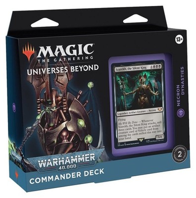 MtG Universes Beyond Warhammer 40,000 (40k) Commander Deck  Necron Dynasties