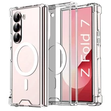 For Samsung Galaxy Z Fold 7 6 5 Case Clear Shockproof Rugged Protective Cover