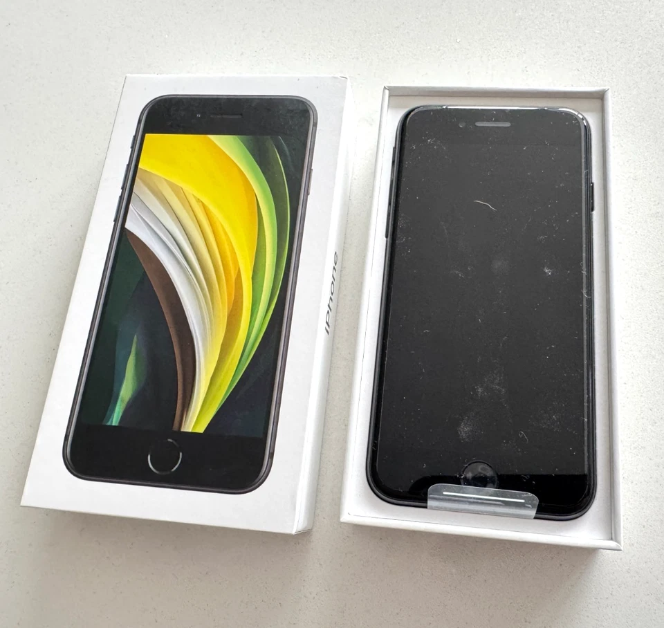 Apple iPhone SE 2nd Gen 2020 64GB Midnight (Unlocked) A2296 NEW - Image 2 of 4