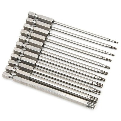 Schraubendreher-Bit Torx-Kopf 100mm/3.94in 1Stück 6.35mm / 1/4 Zoll Schaft