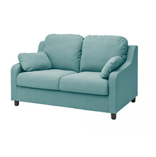 Housse IKEA VINLIDEN pour canapé 2 places, Hakebo Light Turquoise...