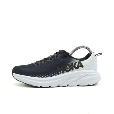 Hoka One Damen Rincon 3 Sportschuh Schwarz/Weiß Textil Laufschuhe EU 39 1/3
