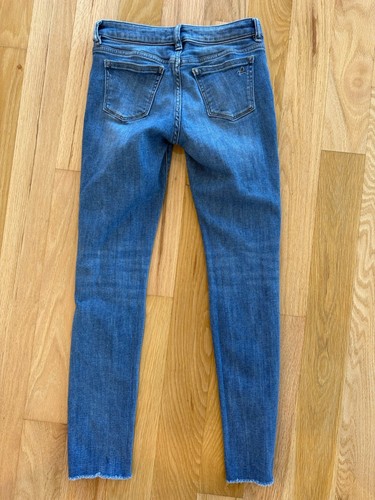 DL1961 Kids Youth Girl’s Distressed Ripped Blue Skinny Jeans Size 12 - Picture 6 of 6