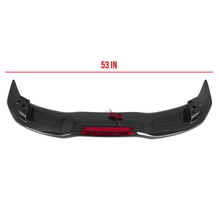 Carbon Fiber Rear Trunk Spoiler Lip Roof Tail Wing 53" For Audi R8 2008-2023