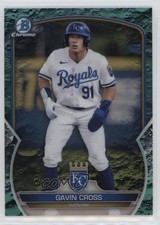 2023 Bowman Chrome Prospects Aqua Lunar Crater Refractor /125 Gavin Cross 0i8b