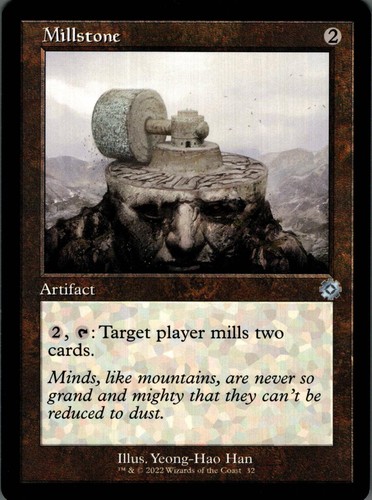 Millstone 32 The Brothers' War: Retro Frame Artifacts Magic: The Gathering NM