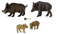 Wild Boar Sow or Piglets Toy Model Figures by CollectA NEW