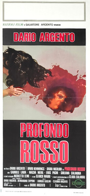 PROFONDO ROSSO Deep Red DARIO ARGENTO LOCANDINA ORIGINALE 1A ED. 1975 POSTER