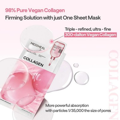 MEDIHEAL Collagen Core Firming Mask Sheet 24 ml x 4ea K-Beauty