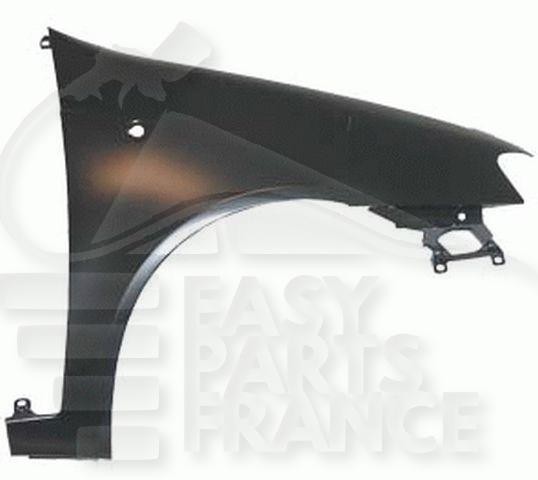 Aile avant-droit Fiat Punto 5 portes 06/03 pour réparer un choc de carrosserie
