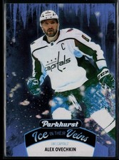 2021-22 Parkhurst Ice in Their Veins Blue #IV-4 Alex Ovechkin