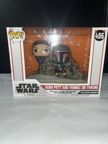Funko Pop! Vinyl Star Wars Boba Fett & Fennec on Throne #486 Bobblehead
