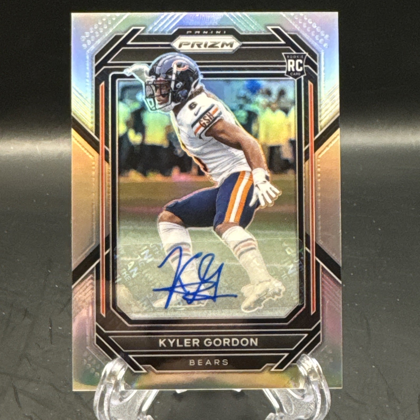 2022 Panini Prizm - Rookies Kyler Gordon #385 Silver Prizm Autographs (AU, RC)