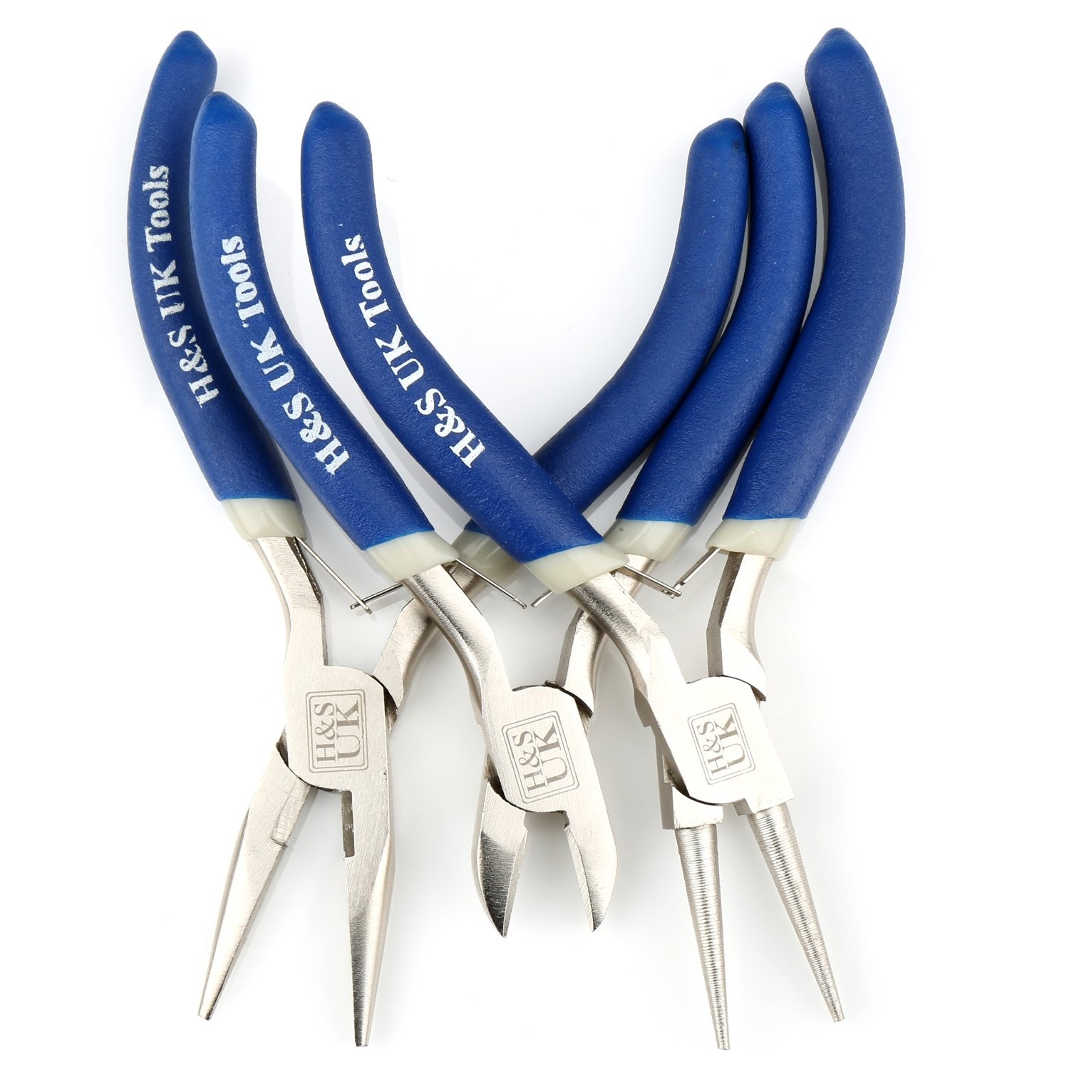 Création de bijoux mini pinces longues set outils chromés fil métallique