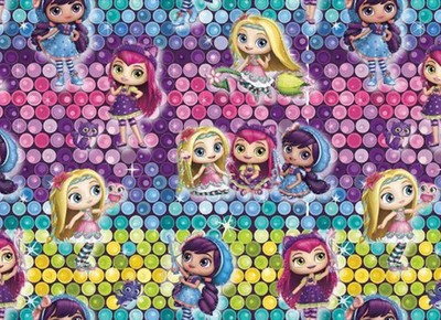 Nickelodeon Fabric Nelvana Little Charmers Ombre Sequins From Springs Creative