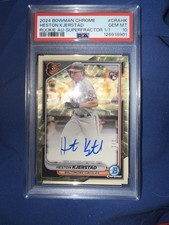 Topps 2024 Bowman Chrome Heston Kjerstad Rookie Superfractor 1/1 PSA 10