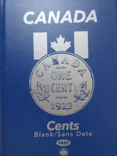Set of Canada Small Cents 1920-2012 In UNI-SAFE Folder Minus Key Dates Penny 1c