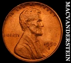 1950-S Lincoln Wheat Cent - Choice Gem Brilliant Unc  No Reserve  #i6955