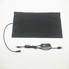 35x20CM Fabric Carbon Fiber Pet Heating Warm Pad Controller Incubator Mat