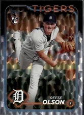 2024 Topps Reese Olson #308 Silver Crackle Foil