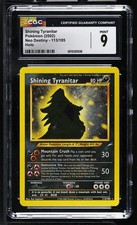CGC 9 MINT Shining Tyranitar 113/105 Neo Destiny Holo Pokemon Card