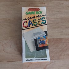 Nintendo GAME BOY 6 Game Pak Cases VINTAGE Year 2000. READ