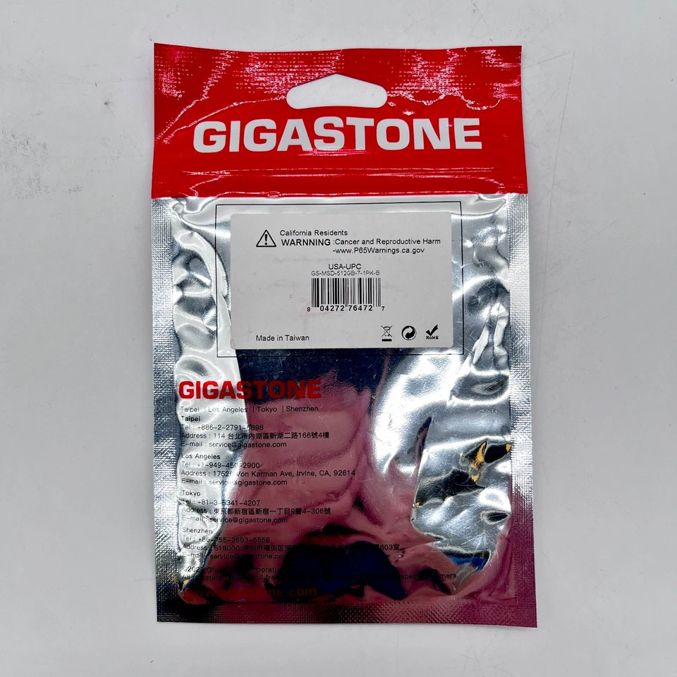 Brand New Gigastone Multiplatform Micro SD With Adapter - 512 GB Memory - Image 2 of 3