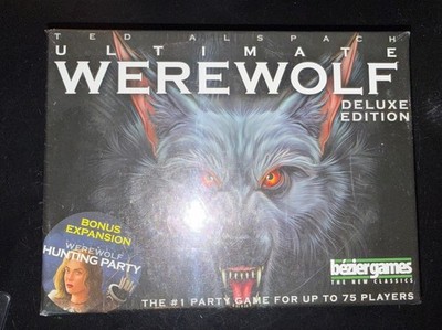 Ultimate Werewolf Deluxe Edition (Bonus Hunting Party Expansion) NEW & SEALED