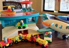 Complete Vintage 1972 Little People Airport  #996 Complete + Extra wood Figures