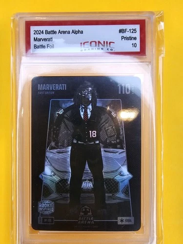 Bo Jackson Battle Arena Marverati RC BF-125 Marvin Harrison Jr. Steel Battlefoil