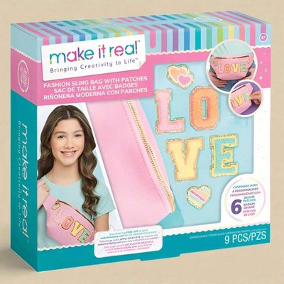MAKE IT REAL Fashion Bum Bag with Patches