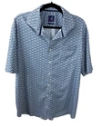 Johnnie-O Prep-Formance Shirt Mens XL Blue Floral  Performance Stretch Button Up