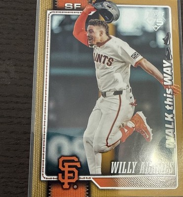 2026 Topps Series 1 Celebration Willy Adames SSP Walk This Way 50/50 CASE HIT