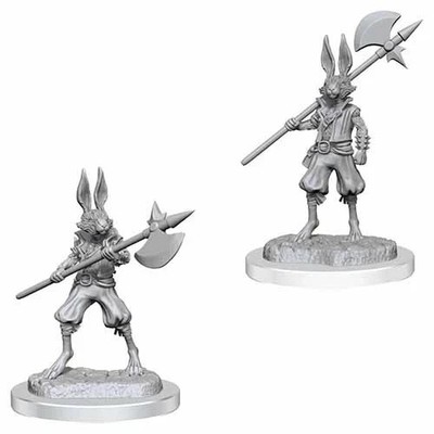 Harengon Brigands 2 pk Nolzur's D&D miniature Dungeons Dragons unpainted W18
